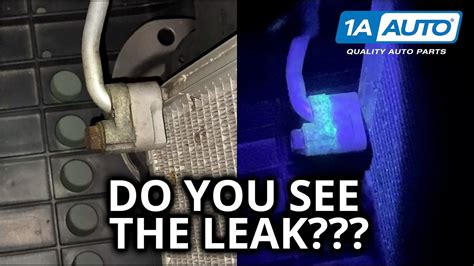 finding auto air conditioning leaks